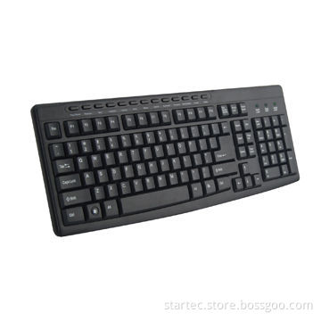 USB keyboard with 10 hot keys, easier to access multimedia and internet function